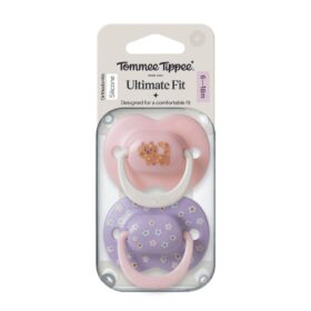 Tommee Tippee Ultimate Fit Silicone Soother 2 Pk 6-18m