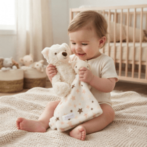 Baby Bear Plush Toy & Comforter Set