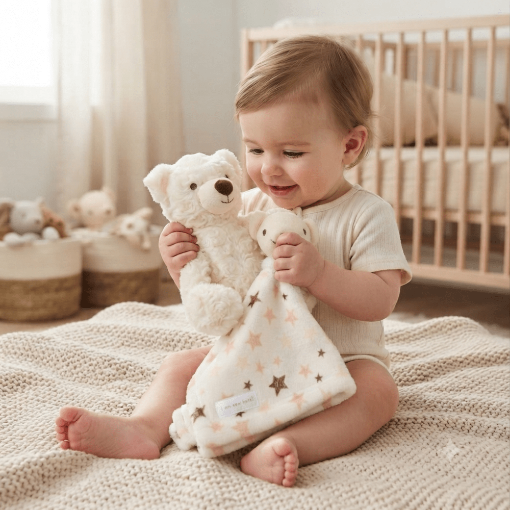 Baby Bear Plush Toy & Comforter Set Baby Bear Plush Toy & Comforter Set