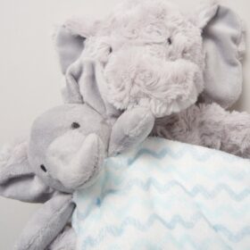 Baby Elephant Plush Toy & Comforter Set