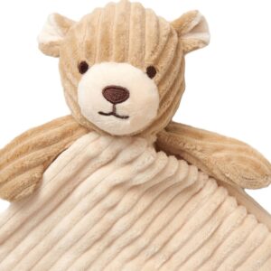 Ribbed Bear Comforter With Taggie Ribbons