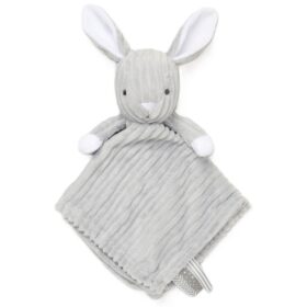 Ribbed Bunny Comforter With Taggie Ribbons