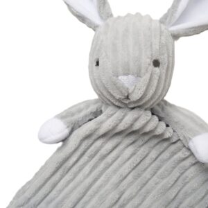 Ribbed Bunny Comforter With Taggie Ribbons