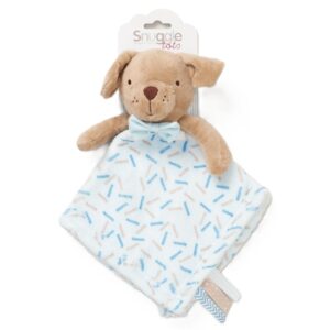 Puppy Comforter With Taggie Ribbons