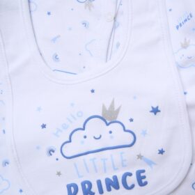 Baby Boys Little Prince 6 Piece Mesh Bag Gift Set