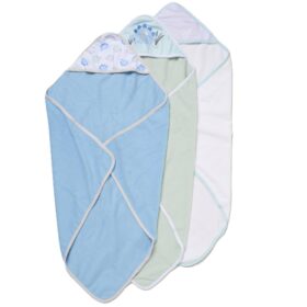 Baby Animals 6 Piece Hooded Towels & Washcloths Bath Time Set (Copy)