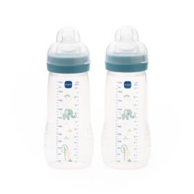 Mam Easy Active Bottle 330ml Blue 2pk