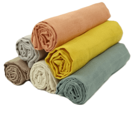 Muslinz 6 Pack Muslin Squares Neutral- 70x70cm
