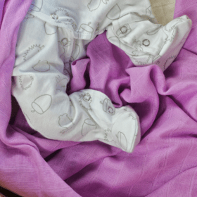 Muslinz 12 Pack Muslin Squares Violet- 70x70cm