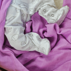 Muslinz 12 Pack Muslin Squares Violet- 70x70cm