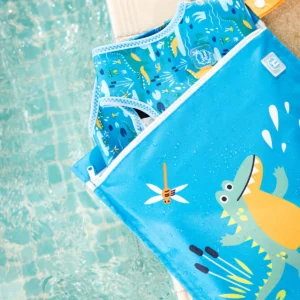 Swimwear Wet Bag- Crocodile Swamp