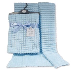 Baby Sky Jacquard Wrap - Squares