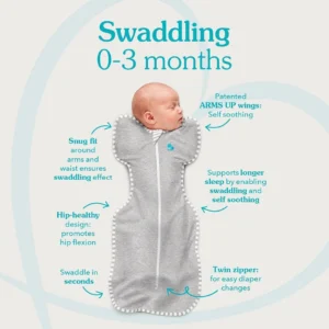 Love To Dream Swaddle Up (1.5 Tog) - Twigs Oatmeal