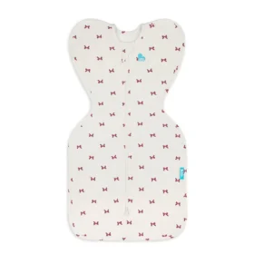 Love To Dream Swaddle Up Cream Bows Print Sleeping Bag 1.0 Tog