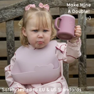 Double Up Bibs Set- Pink