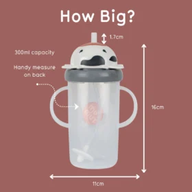 Tall Tippy Up Sippy Cup- Connie Cow- 300ml