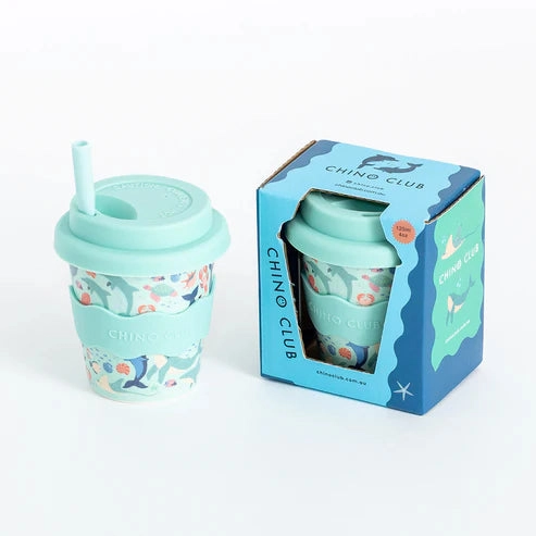 Sea Creatures Babychino Cup 4oz (Straws Sold Separately) Sea Creatures Babychino Cup 4oz (Straws Sold Separately)