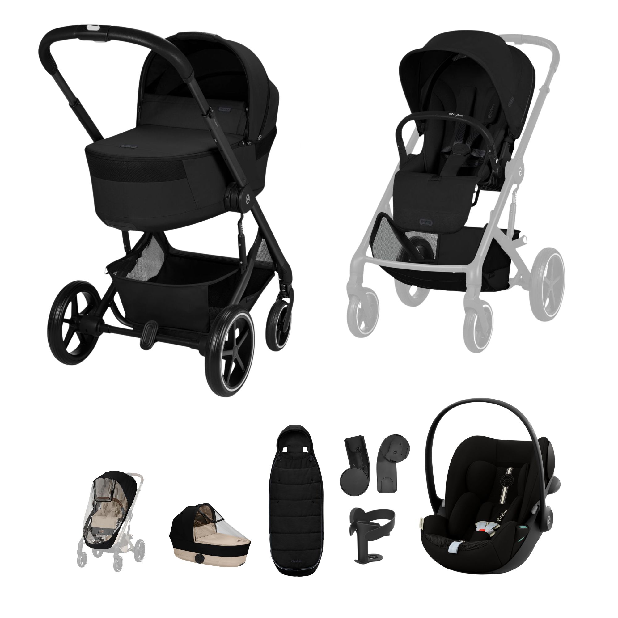 Cybex Balios + Fold Cot Travel System Bundle Cybex Balios + Fold Cot Travel System Bundle