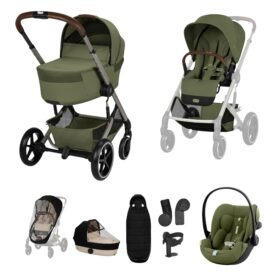 Cybex Balios + Fold Cot Travel System Bundle
