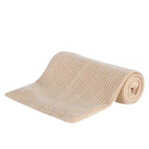Coffee Cellular Shawl/ Blanket