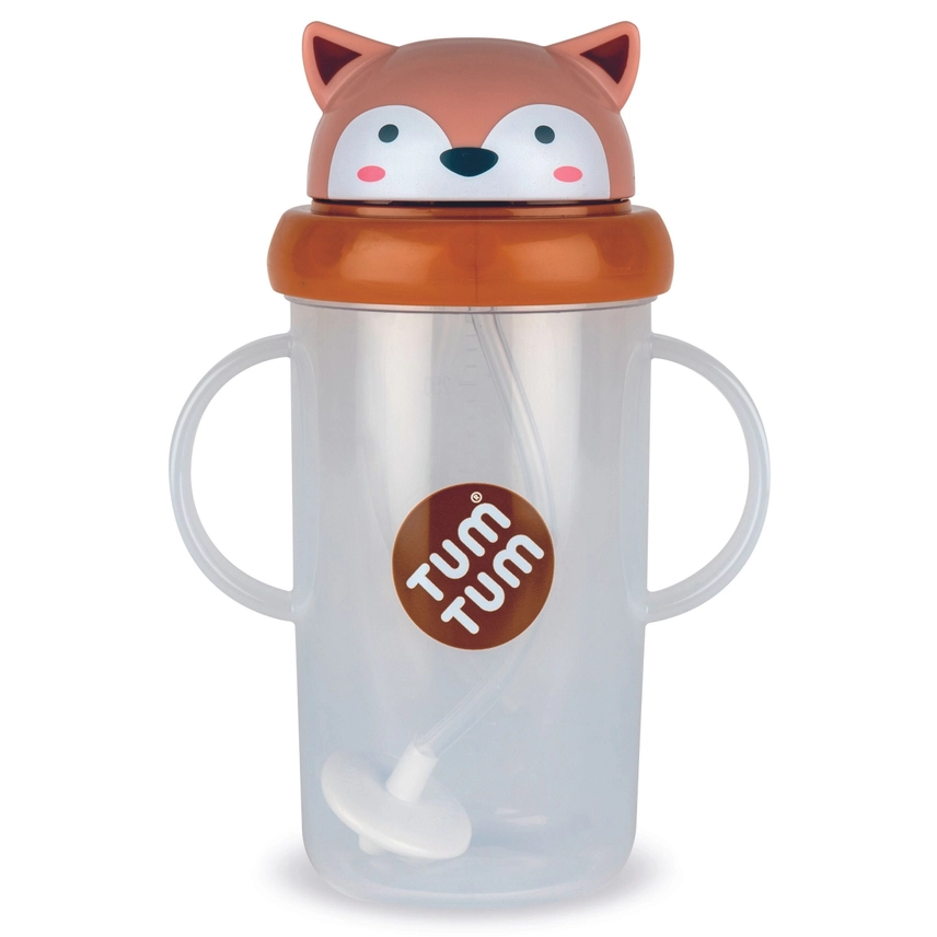 Tall Tippy Up Sippy Cup- Fergus Fox- 300ml Tall Tippy Up Sippy Cup- Fergus Fox- 300ml