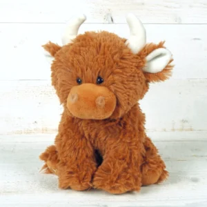 Scottish Highland Cow Plush Brown Plush Soft Toy - 20cm