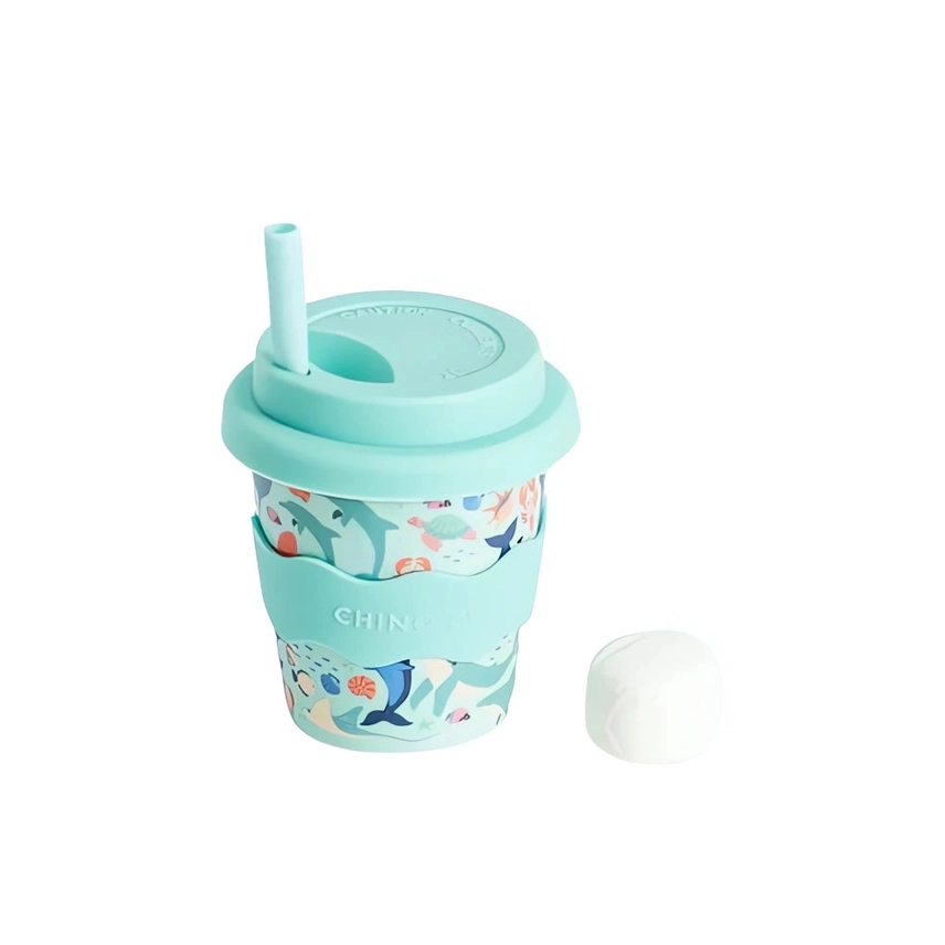Sea Creatures Babychino Cup 4oz (Straws Sold Separately) Sea Creatures Babychino Cup 4oz (Straws Sold Separately)