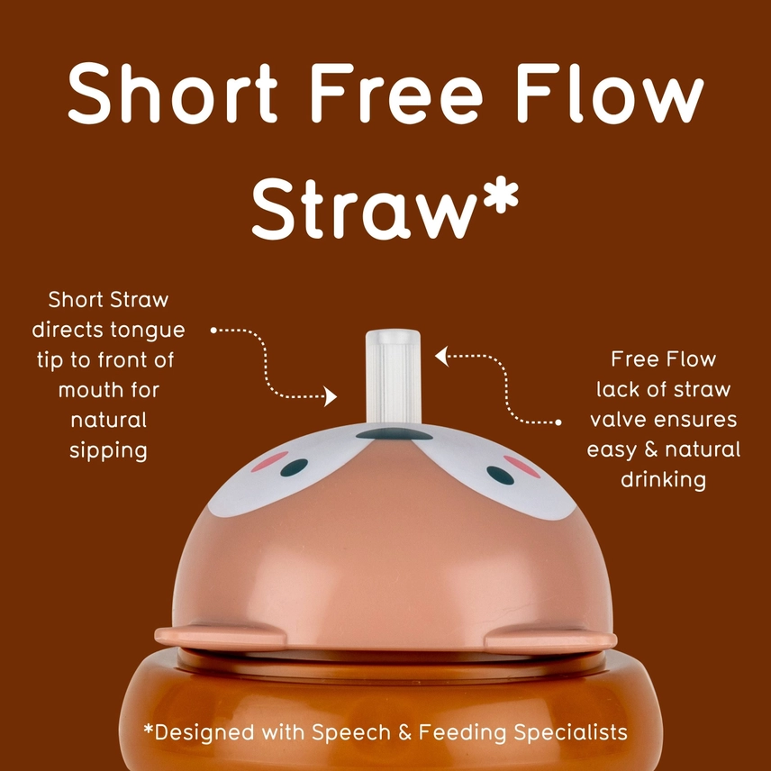 Tall Tippy Up Sippy Cup- Fergus Fox- 300ml Tall Tippy Up Sippy Cup- Fergus Fox- 300ml