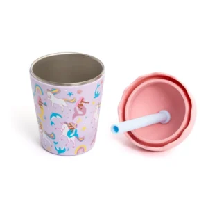 Mermaid Unicorn Smoothie Cup & Straw 200ml