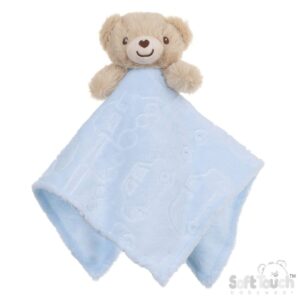 Blue Bear Embossed Comforter