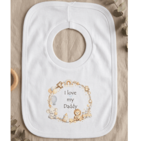 I Love My Daddy Over Head Bib