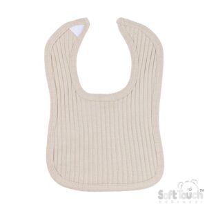 Sage Green Ribbed Velcro Bib (Copy)
