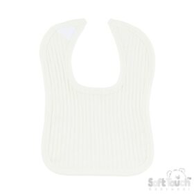 Blue Ribbed Velcro Bib (Copy)