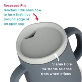 3 Way Trainer Cup 180ml- Grey
