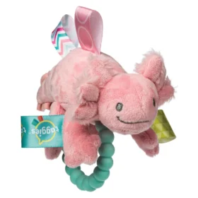 Mary Meyer Pink Axolotl Taggies Baby Rattle