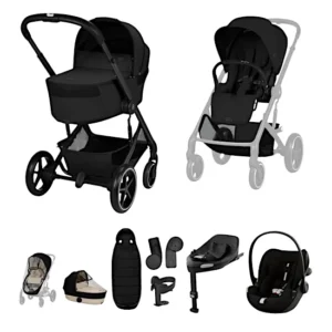 Cybex Balios S Lux + Folding Carrycot Ultimate Travel System Bundle