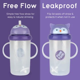 Tall Tippy Up Sippy Cup- Olivia Owl- 300ml