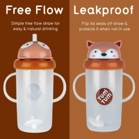Tall Tippy Up Sippy Cup- Fergus Fox- 300ml