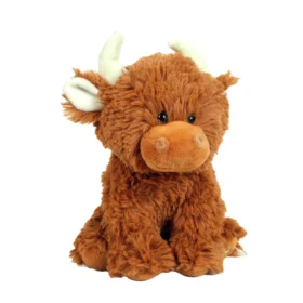 Scottish Highland Cow Plush Brown Plush Soft Toy – 20cm