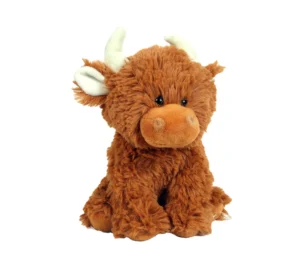 Scottish Highland Cow Plush Brown Plush Soft Toy - 20cm