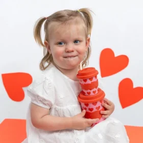 Heart Chino Cup 8oz (Straw Included)