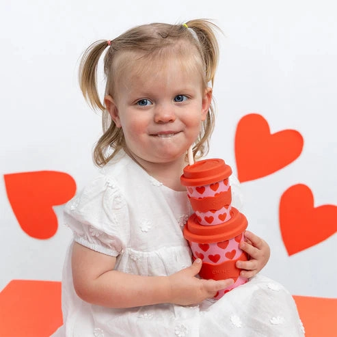 Heart Chino Cup 8oz (Straw Included) Heart Chino Cup 8oz (Straw Included)