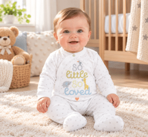 Baby Sleepsuit- So Little So Loved
