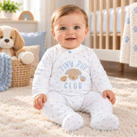 Baby Sleepsuit- Tiny Pup Club