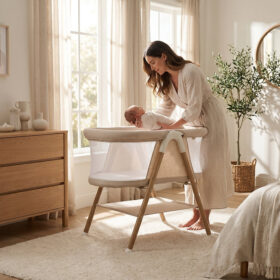 Red Kite Snooze Crib – Oatmeal