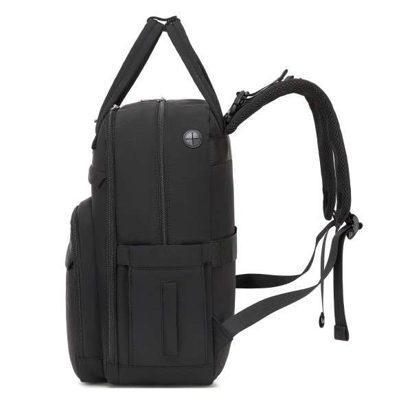 Kono 2in1 Nappy Changing Backpack Set, Large Capacity Diaper Bag With Changing Mat - Black Kono 2in1 Nappy Changing Backpack Set, Large Capacity Diaper Bag With Changing Mat - Black