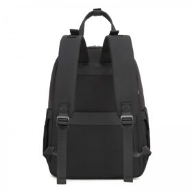 Kono 2in1 Nappy Changing Backpack Set, Large Capacity Diaper Bag With Changing Mat – Black