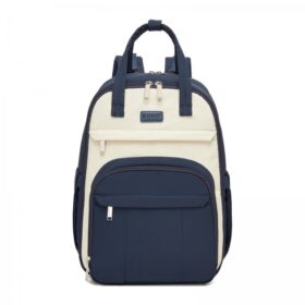 Kono 2in1 Nappy Changing Backpack With Changing Mat – Navy & Beige