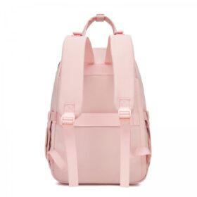 Kono 2in1 Nappy Changing Backpack With Changing Mat – Pink & Beige
