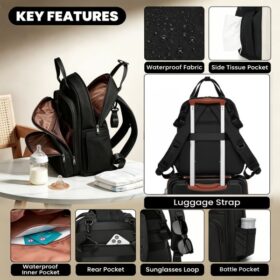 Changing Backpack With Insulated Bottle